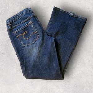 CALVIN KLEIN - CHOICE  - Ultra Low Flare Jeans